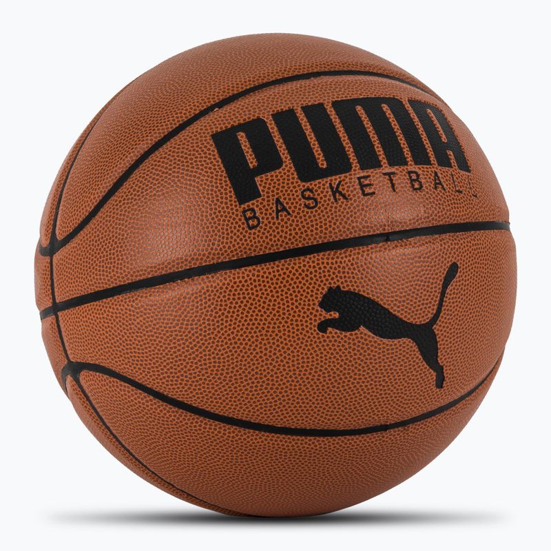PUMA Баскетболен топ от кожа кафяво/черно PUMA размер 7 2