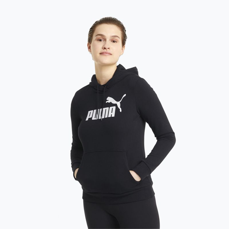 Дамски суитшърт PUMA Essentials Logo Hoodie TR puma black