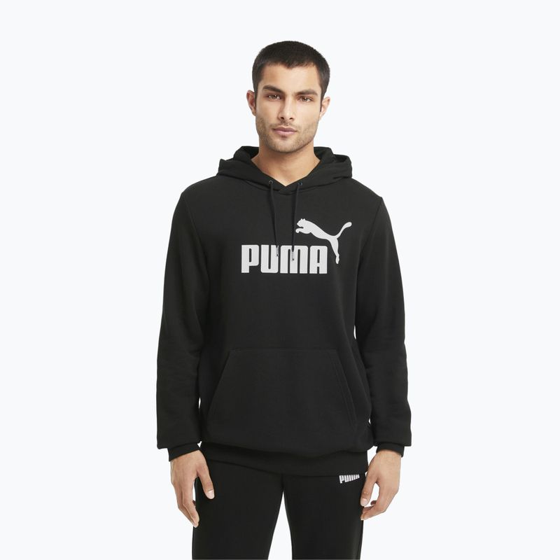 Мъжки суитшърт PUMA Essentials Big Logo Hoodie TR puma black