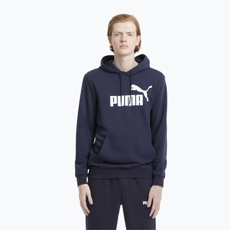 Мъжки суитшърт PUMA Essentials Big Logo Hoodie TR peacoat