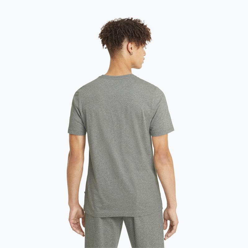 Мъжка тениска с лого PUMA Ess Small Tee средно сиво heather/средно сиво heather/котешка тениска 3