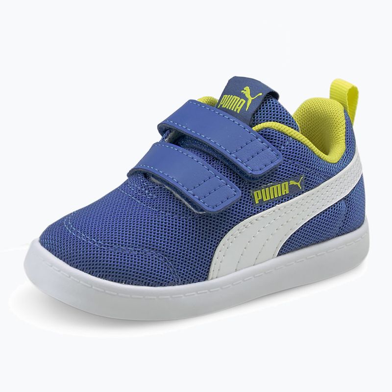 Детски обувки PUMA Courtflex v2 Mesh V Inf star shappire/puma white 8