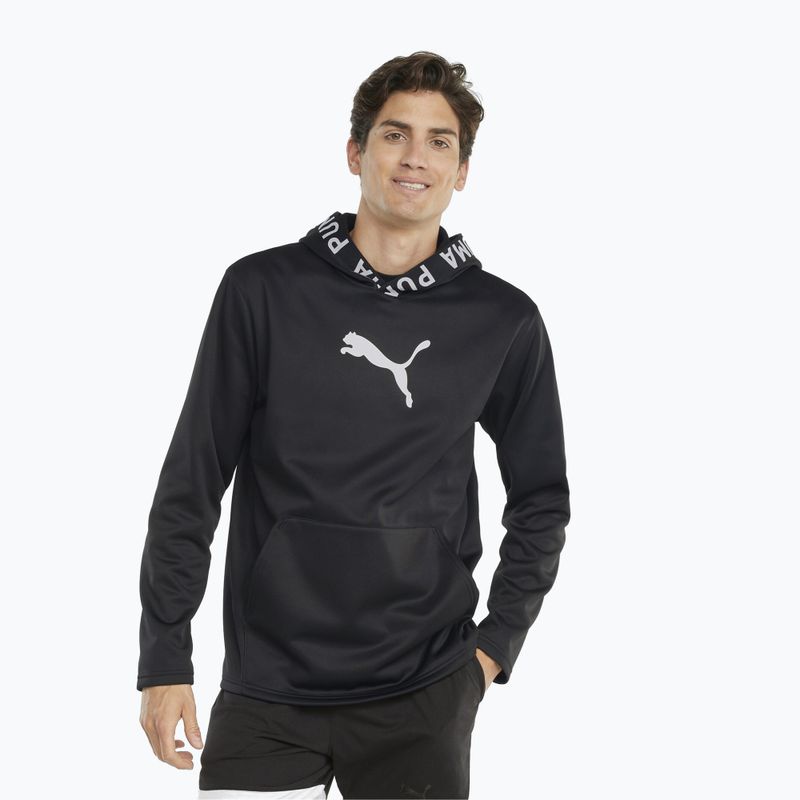 Мъжки суитшърт за тренировки PUMA Train Power Fleece Hoodie puma black