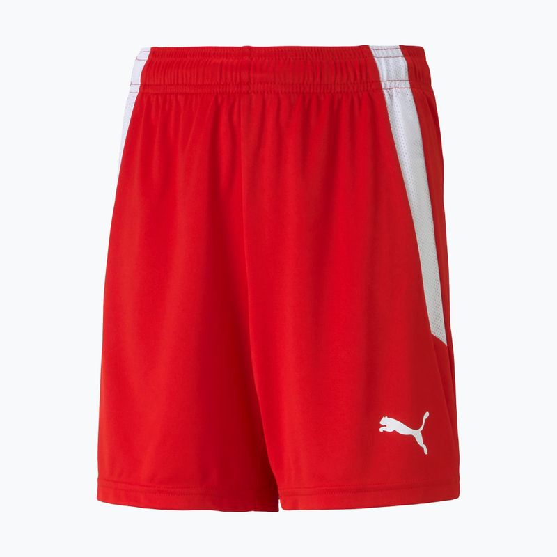 Детски футболни шорти PUMA Teamliga червени 704931 01