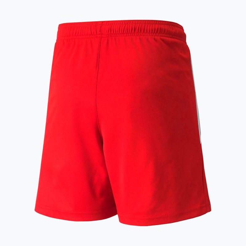 Детски футболни шорти PUMA Teamliga червени 704931 01 2
