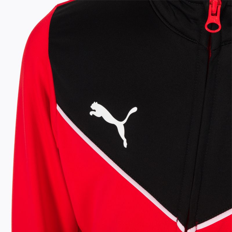 Детски футболен анцуг PUMA Individualrise Tracksuit червено/черно 657535_01 7