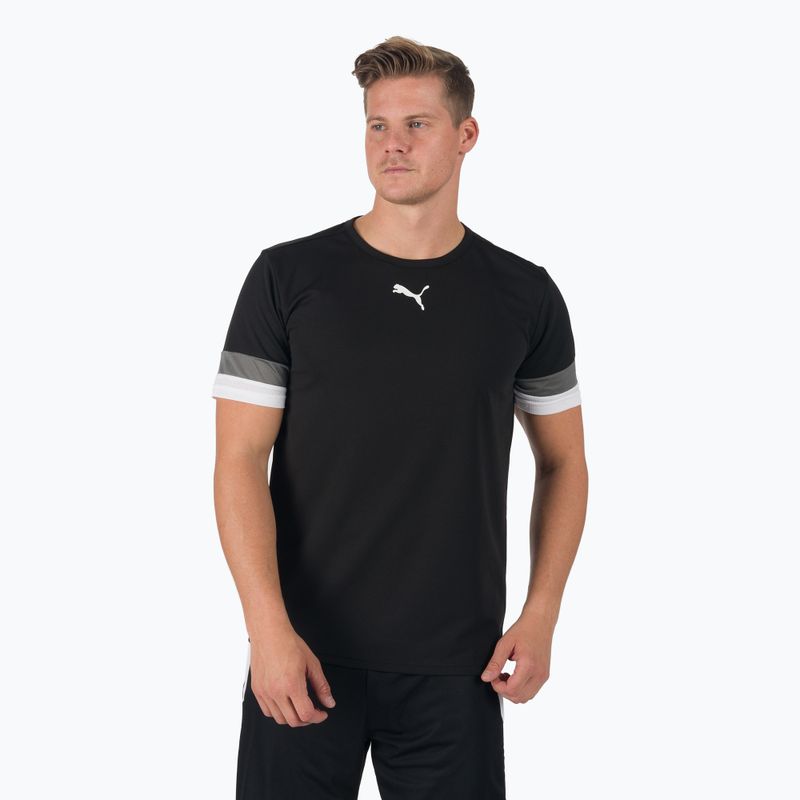 Мъжка футболна фланелка PUMA teamRISE Jersey black 704932_03