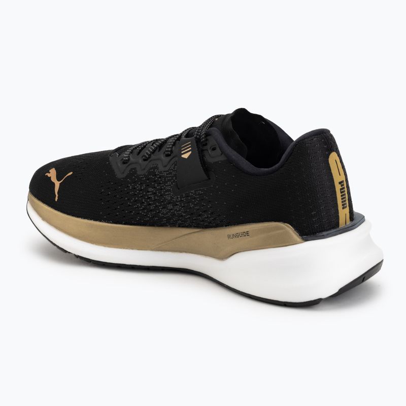 Дамски обувки за бягане Puma Eternity Nitro black/gold/white 3
