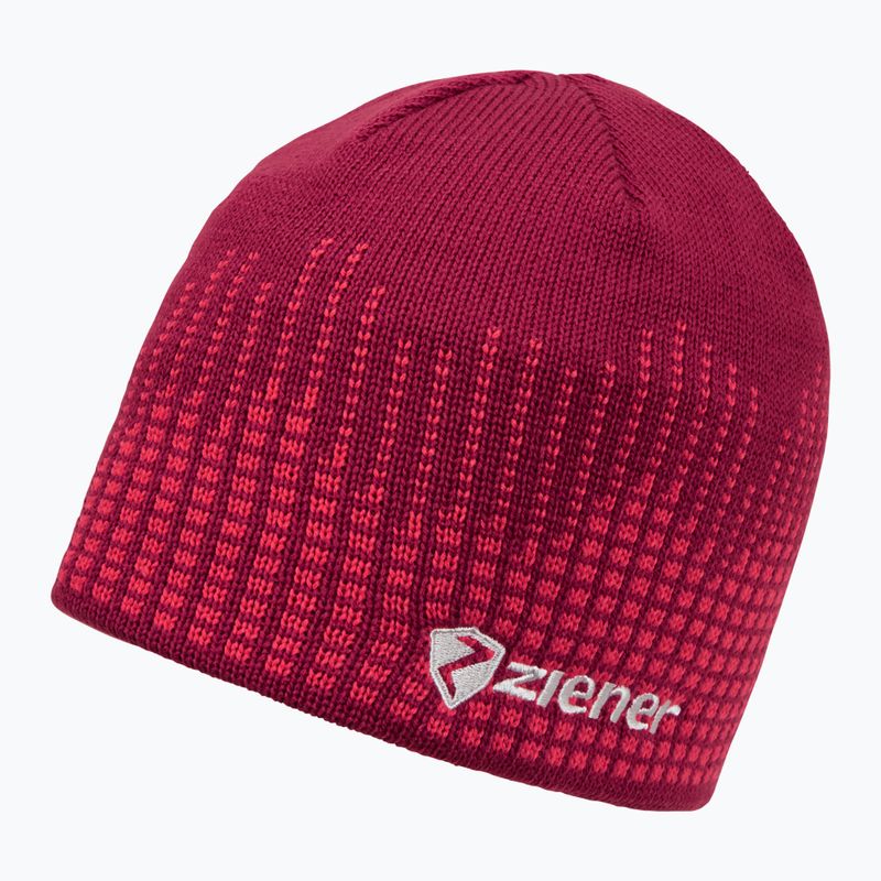 Шапка ZIENER Idalis Червено 212148.102 4