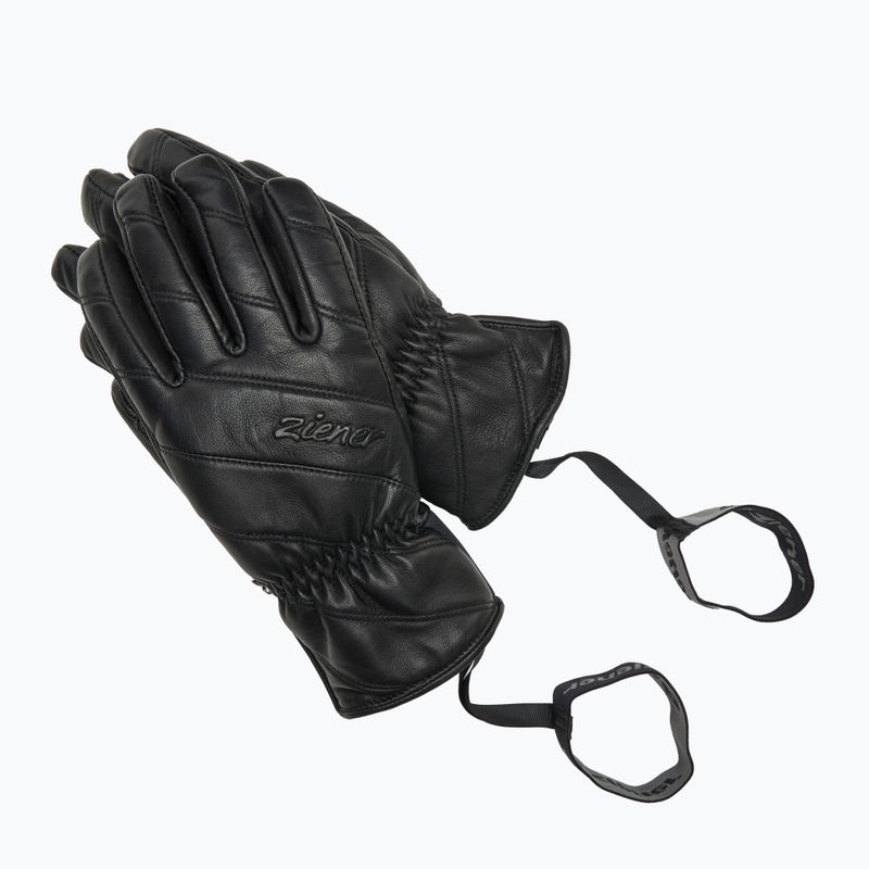 Дамски скиорски ръкавици ZIENER Kuma Aquashield black 6