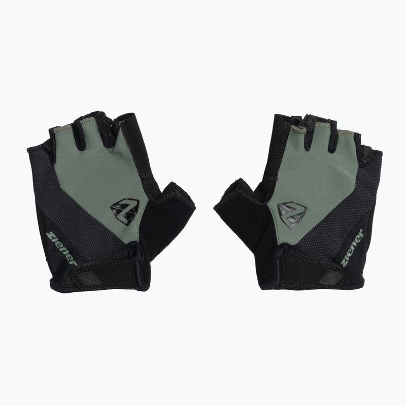 Мъжки ръкавици за колоездене Ziener MTB Collby Gel green stone 2
