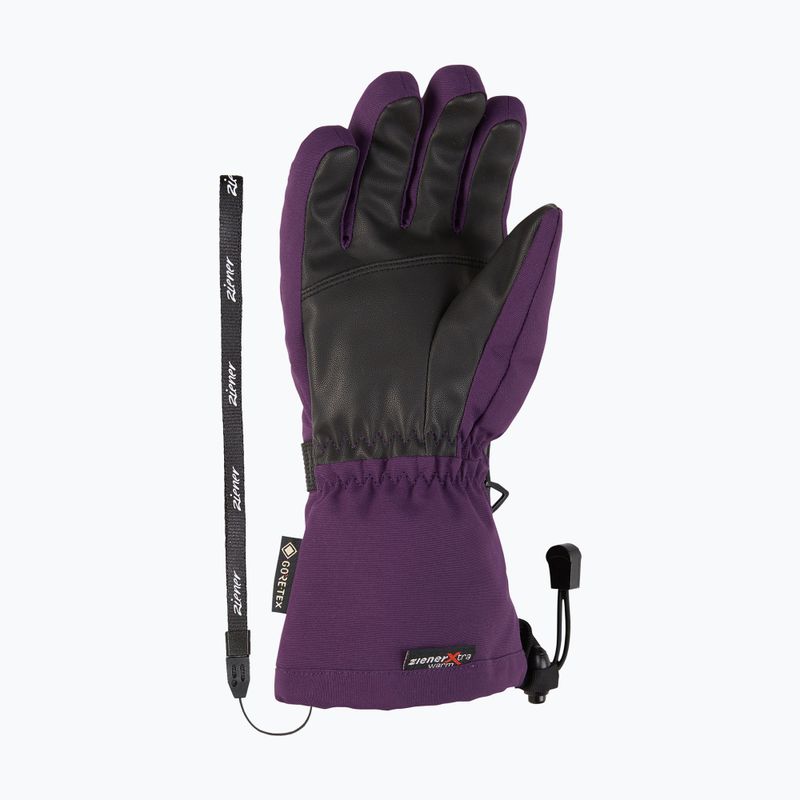 Детски скиорски ръкавици ZIENER Lani GTX dark violet 9