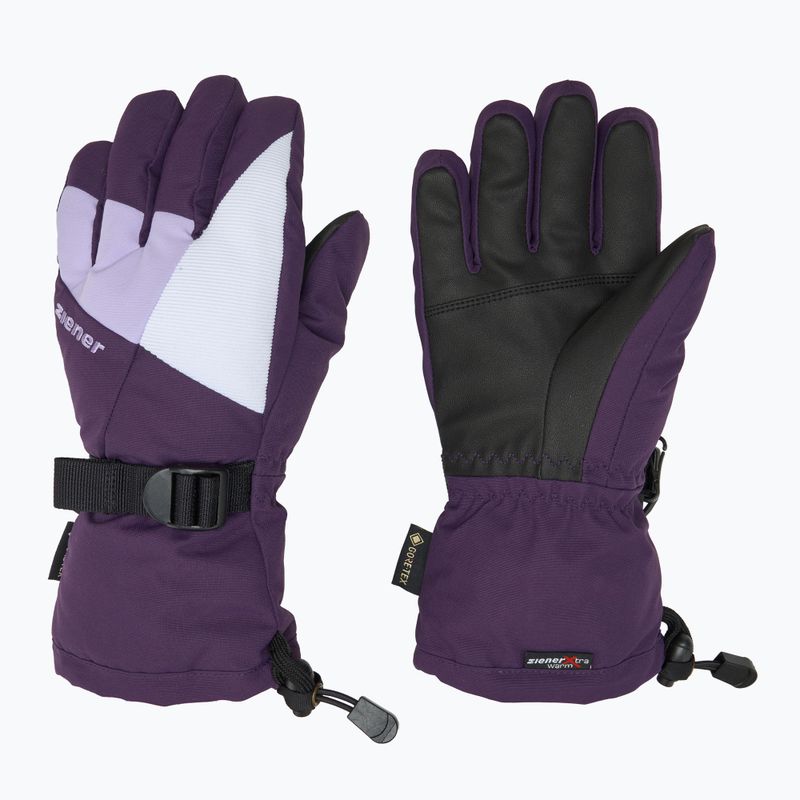 Детски скиорски ръкавици ZIENER Lani GTX dark violet
