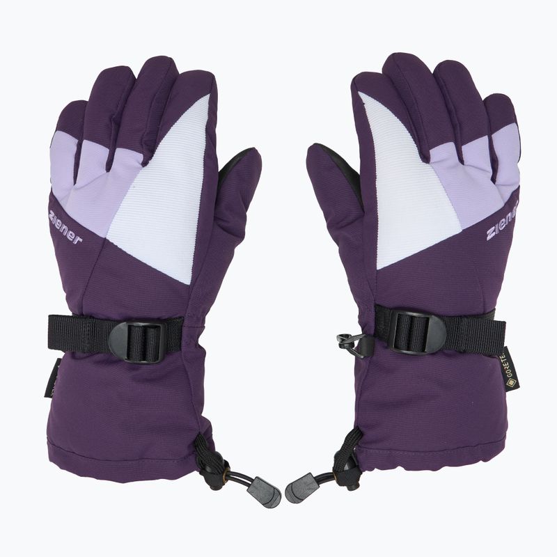 Детски скиорски ръкавици ZIENER Lani GTX dark violet 3