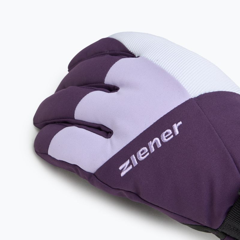 Детски скиорски ръкавици ZIENER Lani GTX dark violet 4