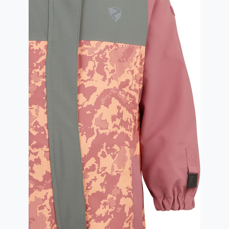 Детски ски гащеризон ZIENER Anup rose blossom camo 3