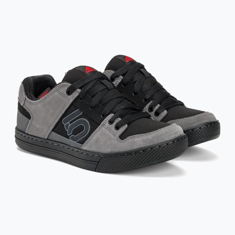 Мъжки обувки за колоездене на платформа adidas FIVE TEN Freerider grey five/core black/grey four FW2836 5