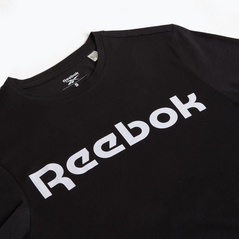 Мъжка тениска Reebok Gs Linear Read black/white 3