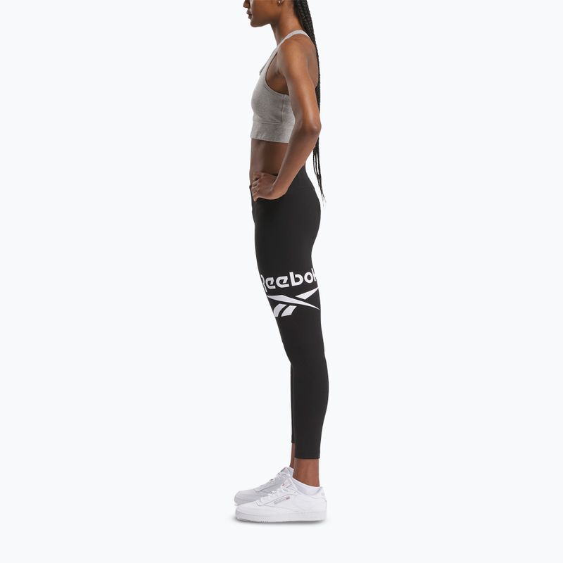 Сутиен за тренировки за жени Reebok Identity Big Logo medium grey heather/white 2