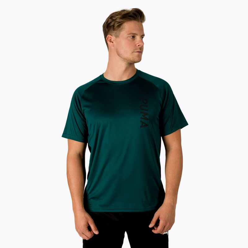 Мъжка тренировъчна тениска PUMA Fit Tee green 522119_24