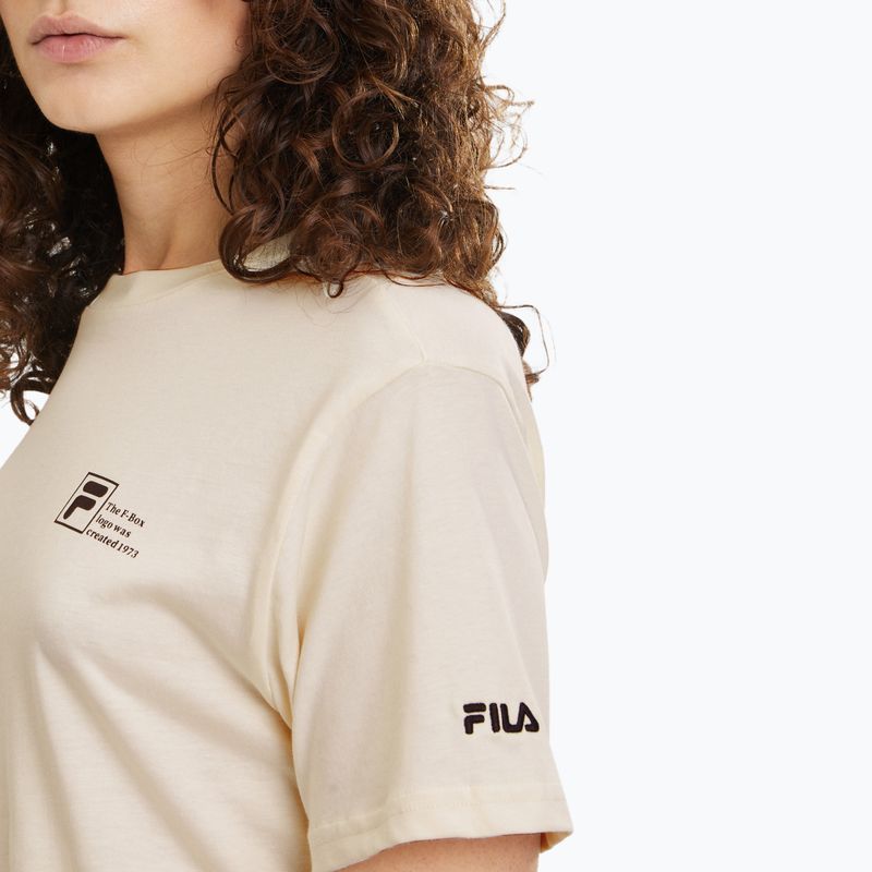 Дамска тениска FILA Beulich  antique white 4