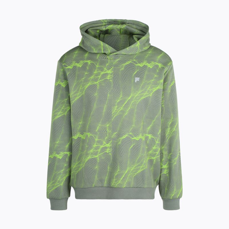 FILA men's Redford AOP Hoody jasmine green mars aop sweatshirt 5