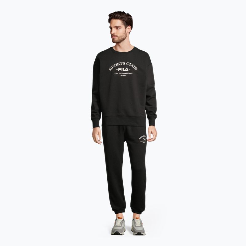 Мъжки суитшърт FILA Brand Loose Fit Crew  black 2