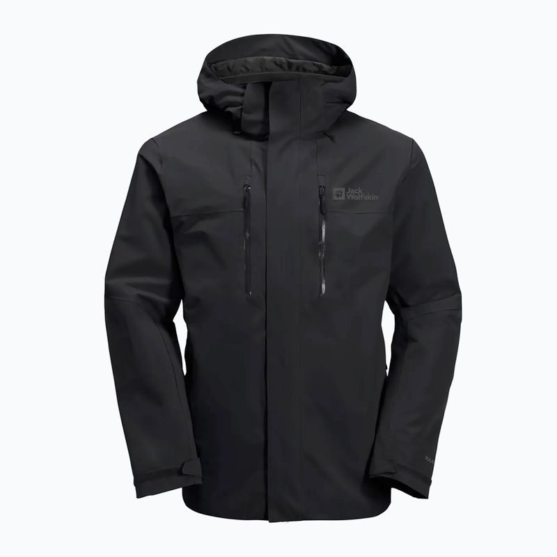 Jack Wolfskin мъжко яке 3 в 1 Jasper 2L черно 6