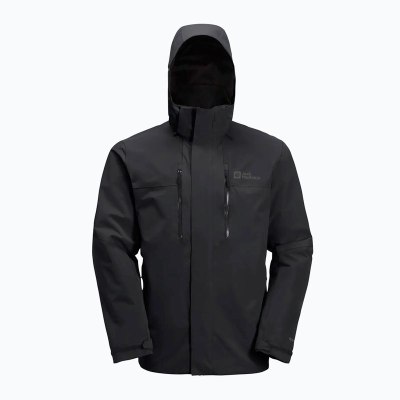 Jack Wolfskin мъжко яке 3 в 1 Jasper 2L черно 8