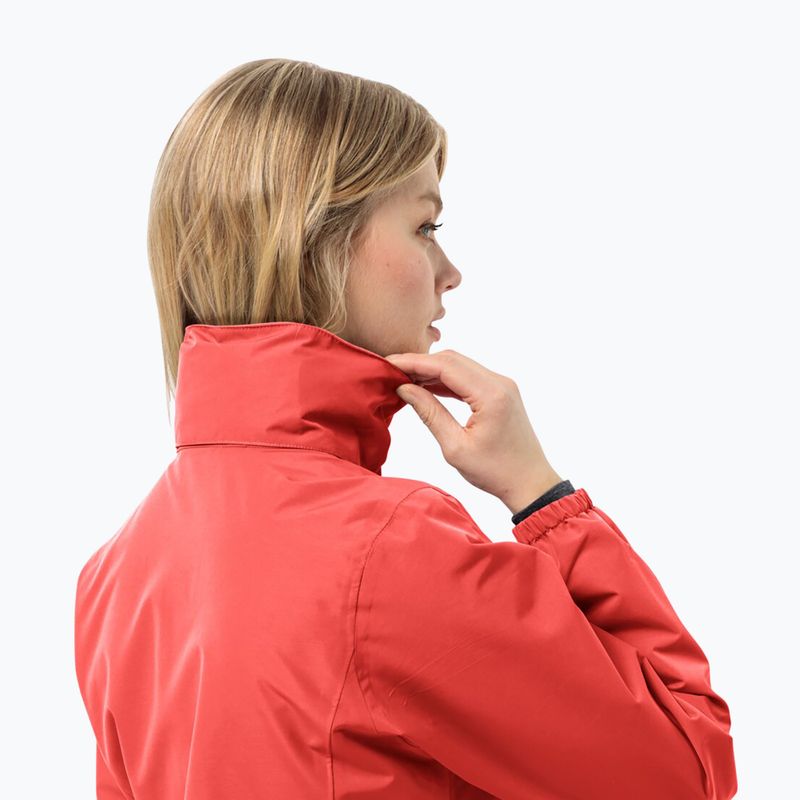 Jack Wolfskin Stormy Point 2L дамско дъждобранно яке vibrant red 4