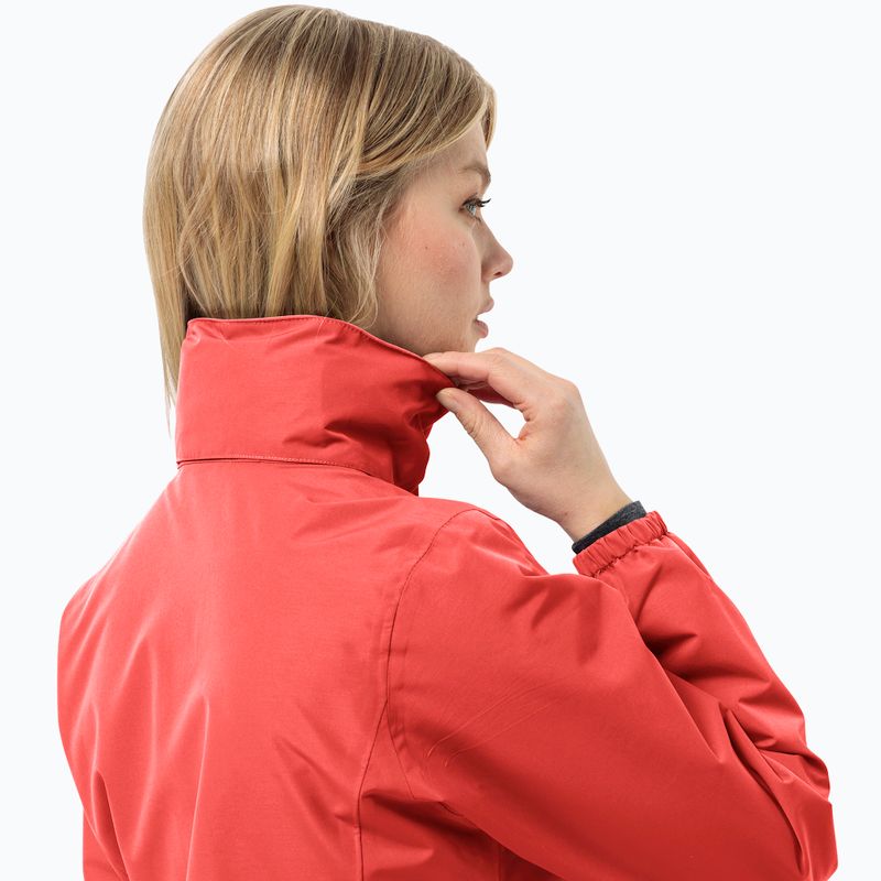 Jack Wolfskin Stormy Point 2L дамско дъждобранно яке vibrant red 3