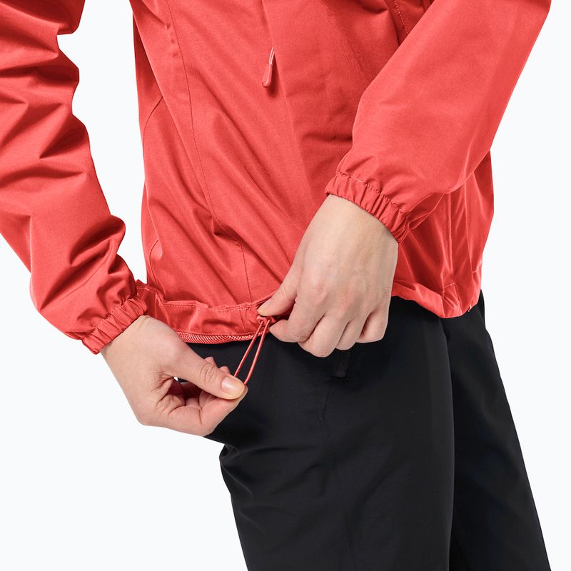 Jack Wolfskin Stormy Point 2L дамско дъждобранно яке vibrant red 6