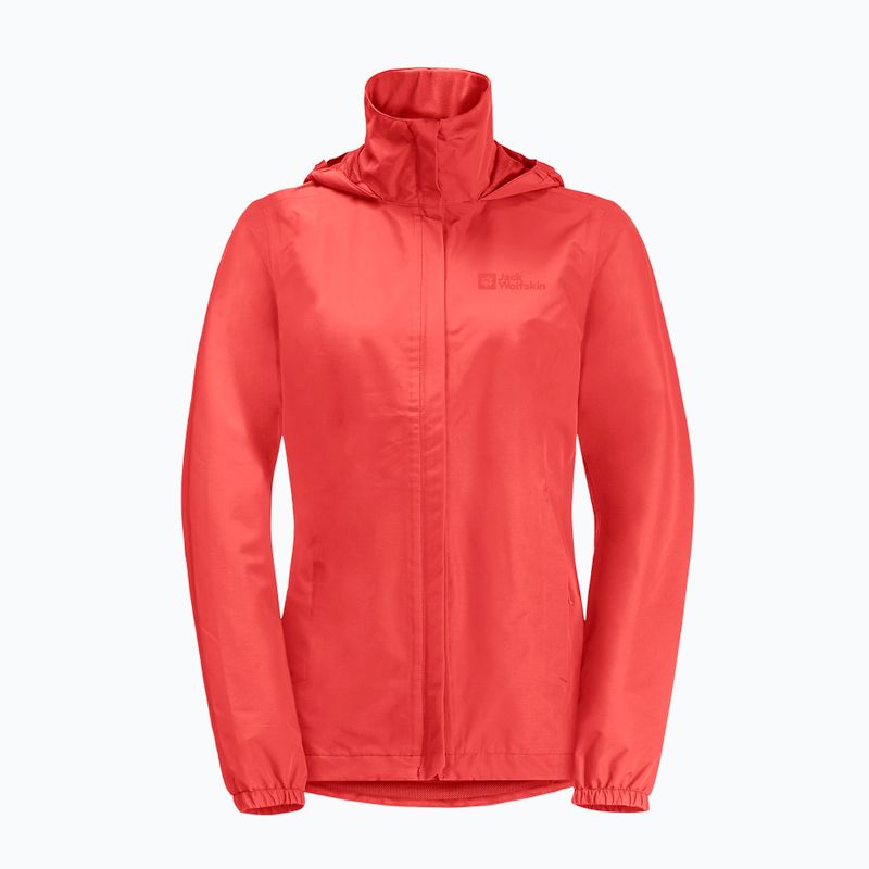 Jack Wolfskin Stormy Point 2L дамско дъждобранно яке vibrant red 7