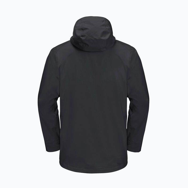Мъжко яке за дъжд Jack Wolfskin Highest Peak 3L black 13