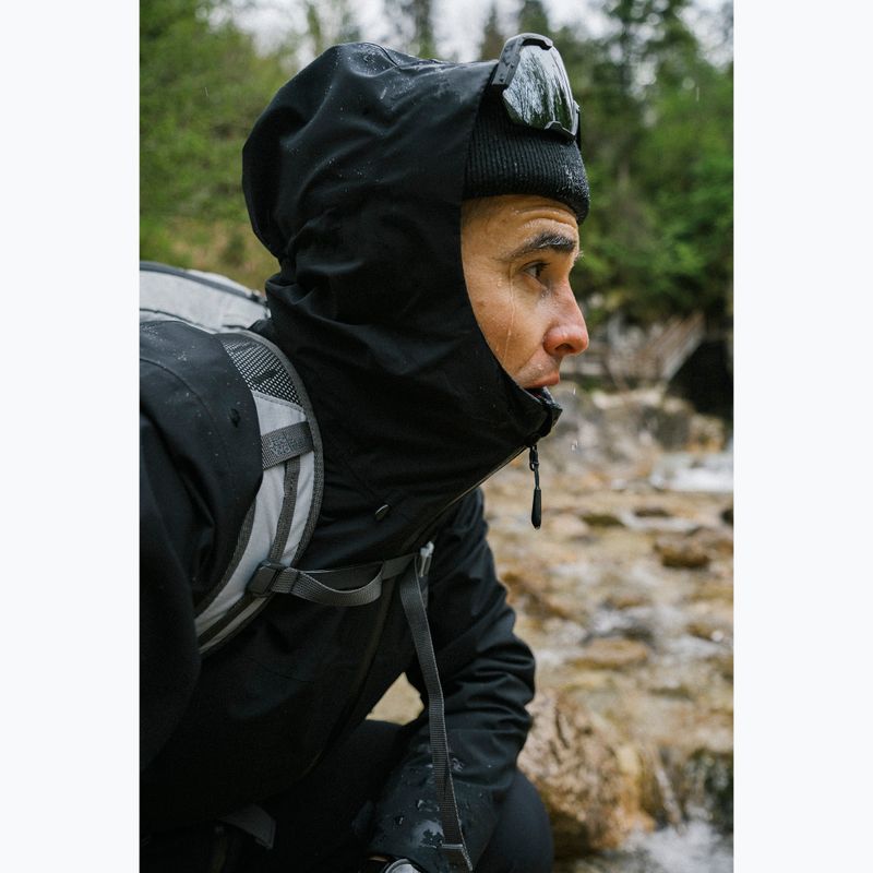 Мъжко яке за дъжд Jack Wolfskin Highest Peak 3L black 22