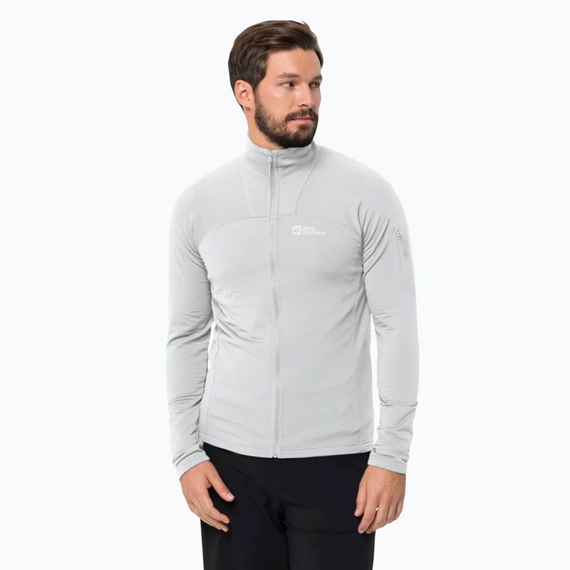Мъжко яке за трекинг Prelight FZ cool grey на Jack Wolfskin