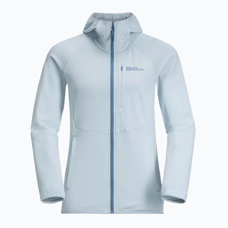 Jack Wolfskin дамско яке с полар Kolbenberg Hooded Fz soft blue 7