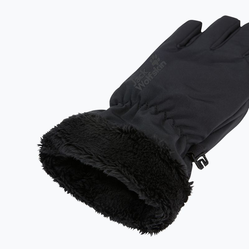 Ръкавици за преходи Jack Wolfskin Highloft черни 3