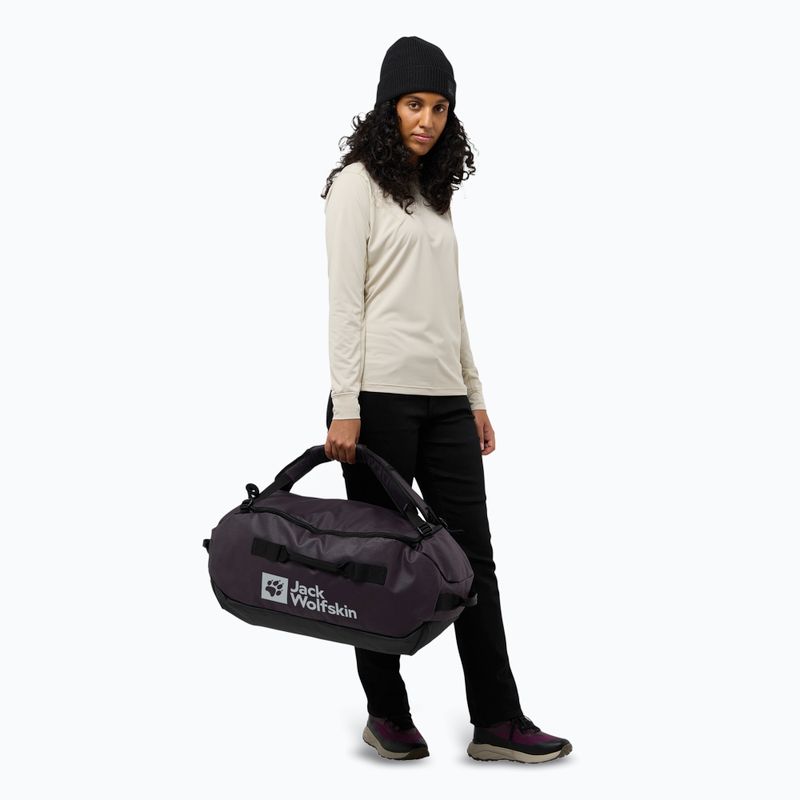 Пътническа чанта Jack Wolfskin All-In Duffle 45 л midnight plum 8