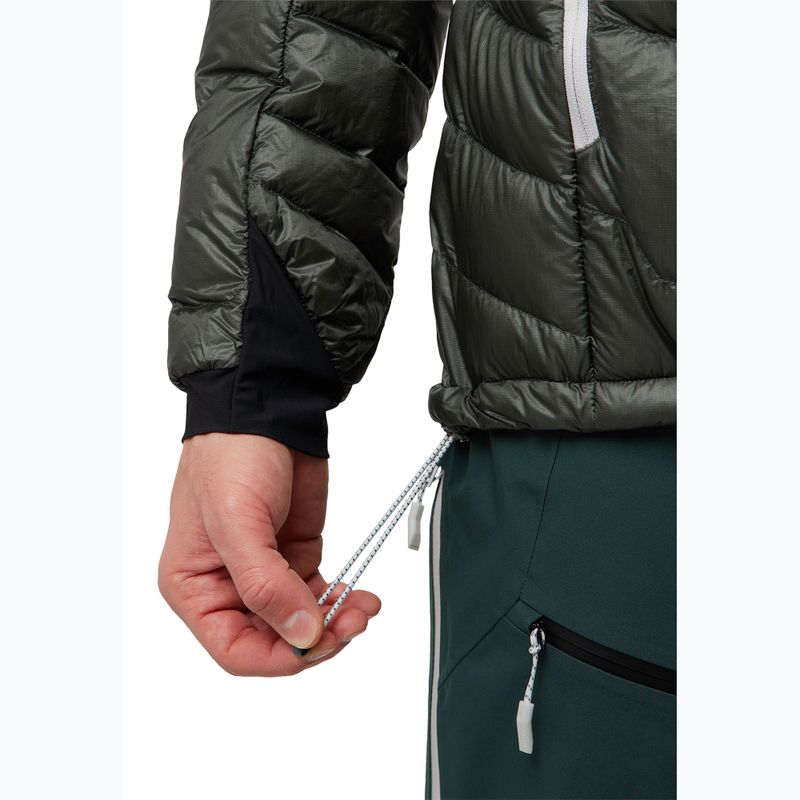 Мъжко пухено яке Jack Wolfskin Alpspitze Down Hoody slate green 5