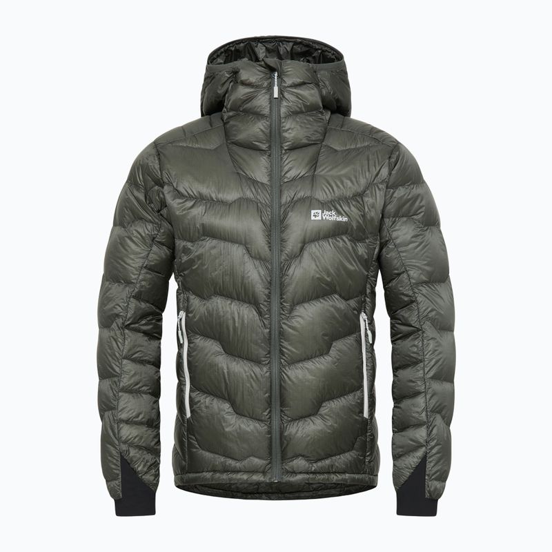 Мъжко пухено яке Jack Wolfskin Alpspitze Down Hoody slate green 6