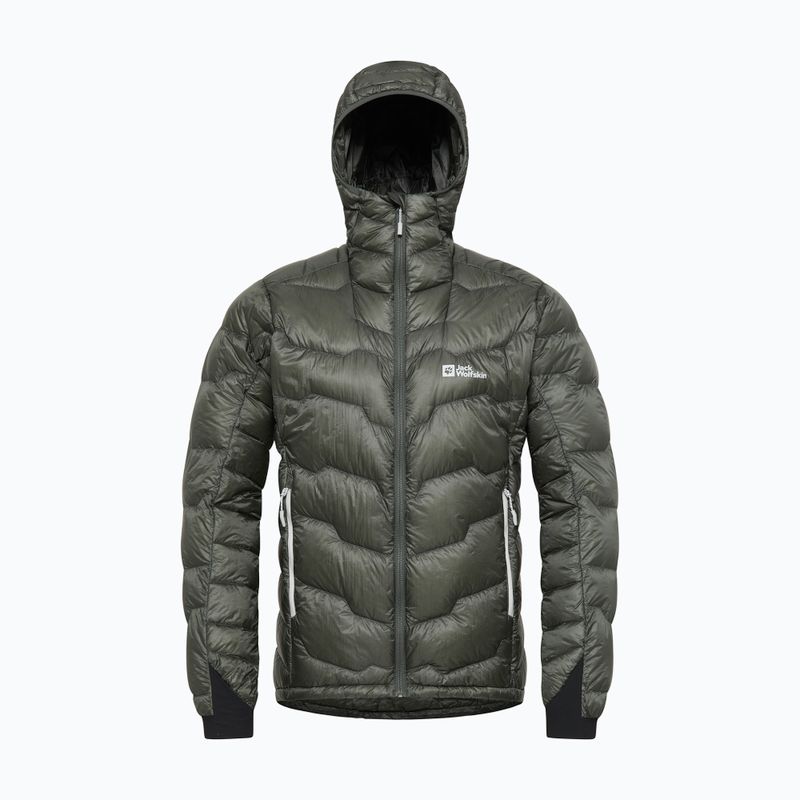 Мъжко пухено яке Jack Wolfskin Alpspitze Down Hoody slate green 7