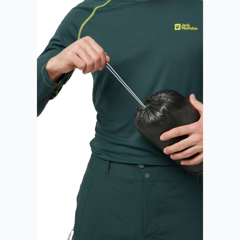 Мъжко пухено яке Jack Wolfskin Alpspitze Down Hoody slate green 14