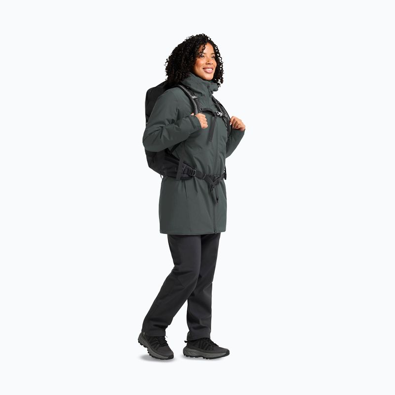 Дамско дъждобран яке Jack Wolfskin Heidelstein Ins slate green 2