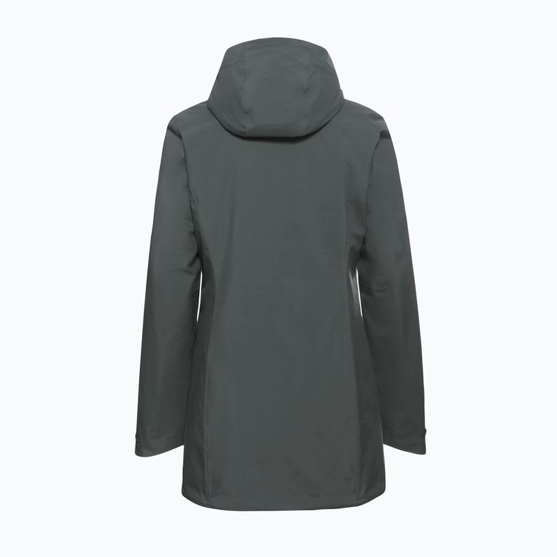 Дамско дъждобран яке Jack Wolfskin Heidelstein Ins slate green 8