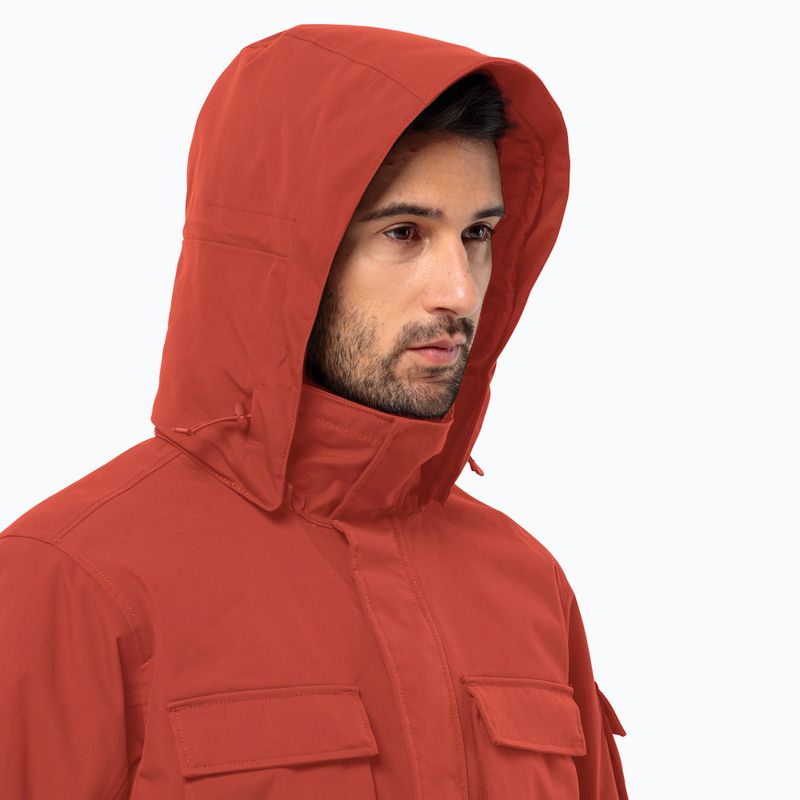 Мъжко пухено яке Jack Wolfskin Glacier Canyon Parka intensive rust 3