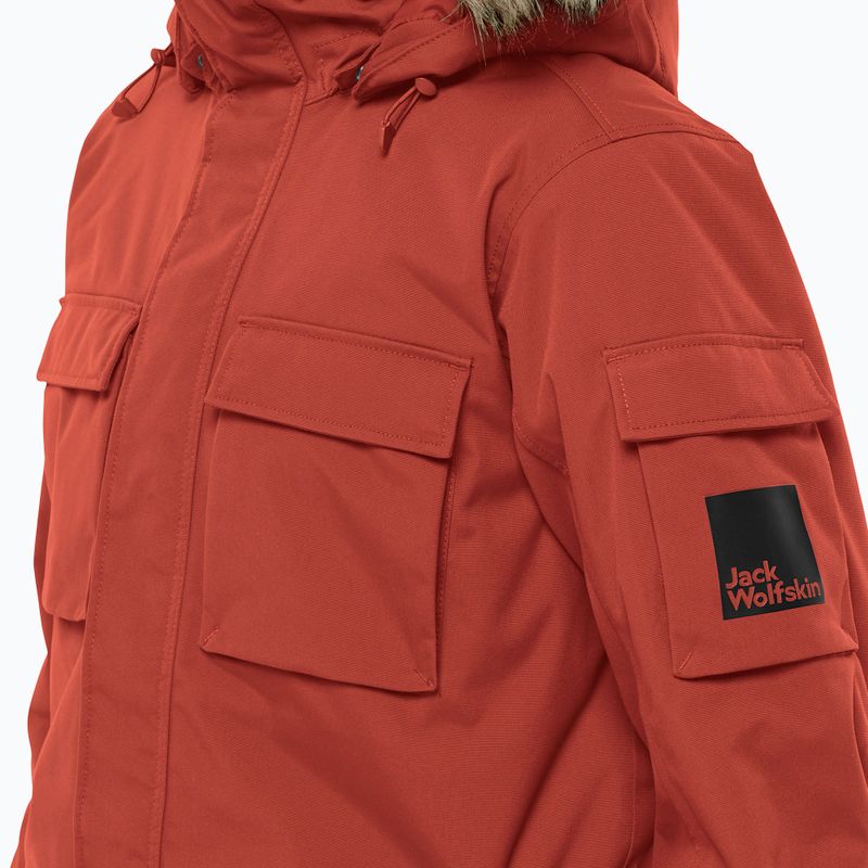 Мъжко пухено яке Jack Wolfskin Glacier Canyon Parka intensive rust 5