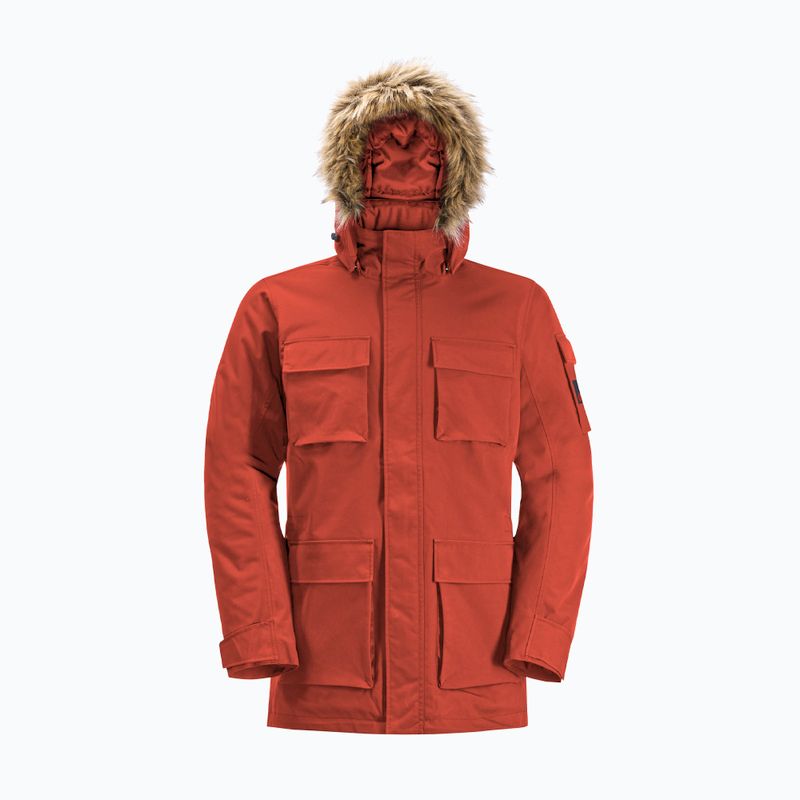 Мъжко пухено яке Jack Wolfskin Glacier Canyon Parka intensive rust 8