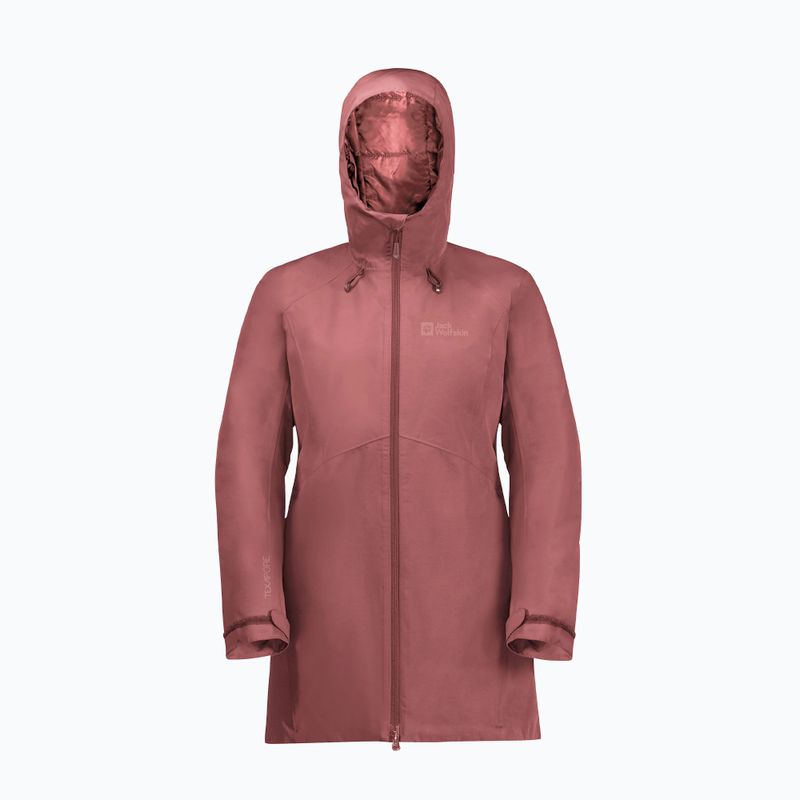 Дамско зимно яке Jack Wolfskin Heidelstein Ins red ochre 8