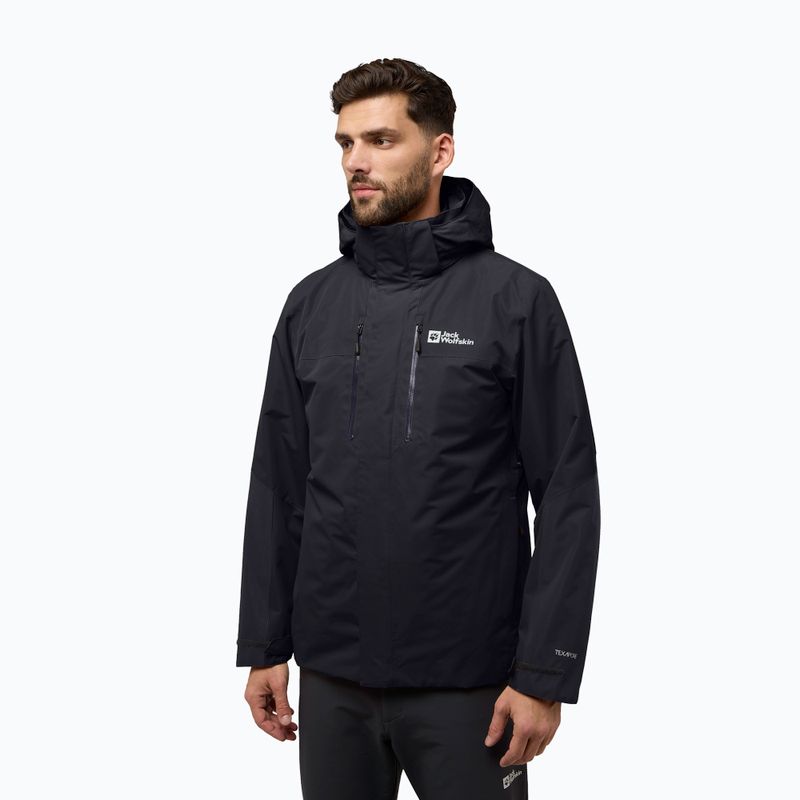 Мъжко яке 3в1 Jack Wolfskin Jasper 3In1 черно